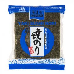 Alga Nori para Sushi 50 folhas azuis (KAITATUYA) 140g