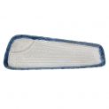 Prato Retangular 35x9/14CM Porcelana "Branco-Azul"