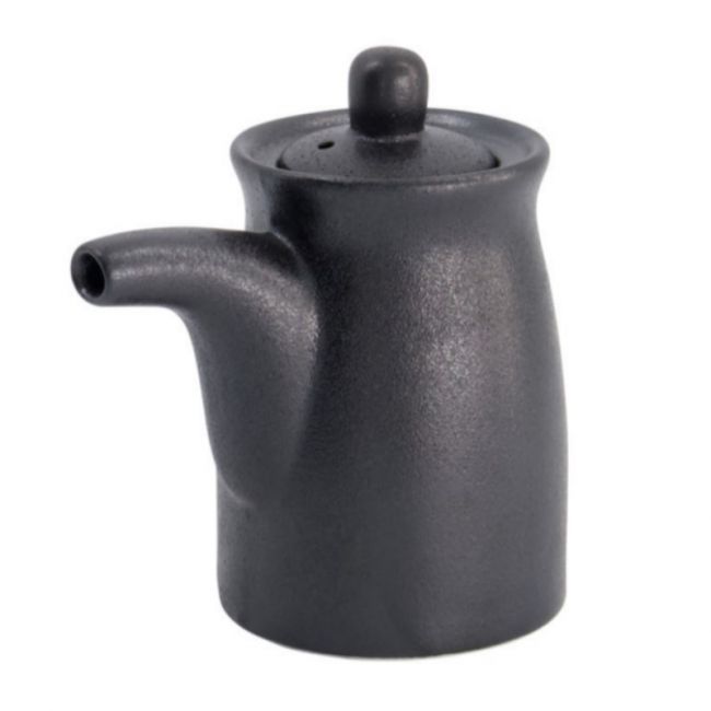 Jar para Salsa de Soja 190ml. Preto mate