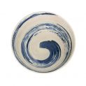 CUENCO 17x9CM PORCELANA. "planco-azul"