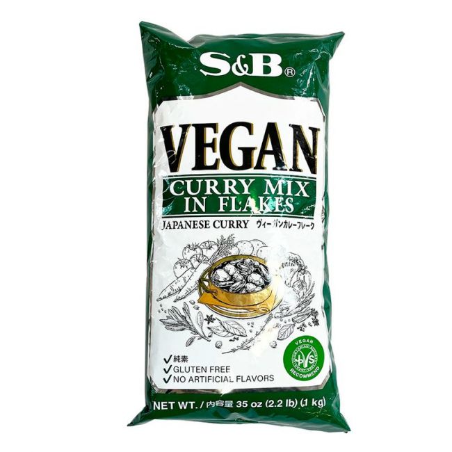 Mistura de caril em flocos veganos (S&B) 1kg
