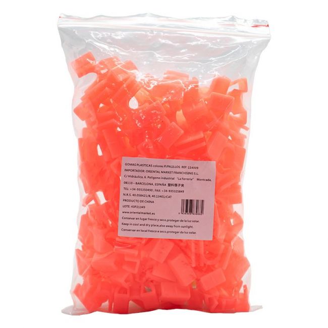 Plástico Gomas Cores 100 unidades