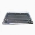 Embalagem retangular com tampa (21x13cm) preto 50 unid.