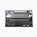 Embalagem retangular com tampa (21x13cm) preto 50 unid.