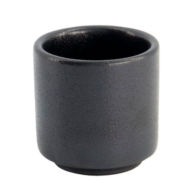 Sake Cup "Yuzu negro" 5cm.