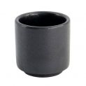 Sake Cup "Yuzu negro" 5cm.