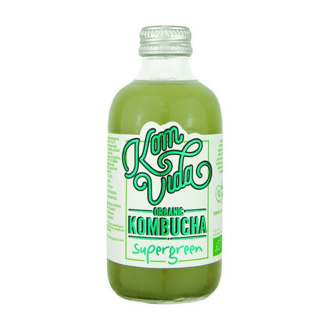Bebida super ecológica de chá verde kombuchá (VITAE) 250ml