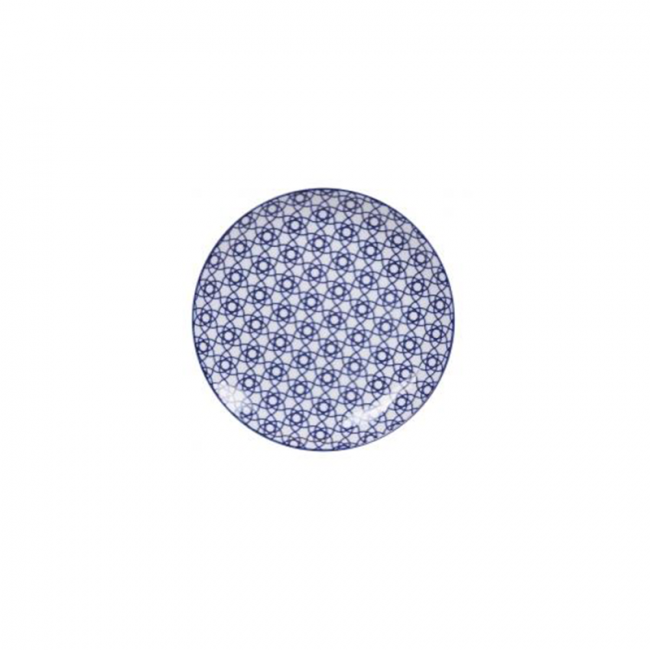 Prato redondo (26CM) "estrela azul"