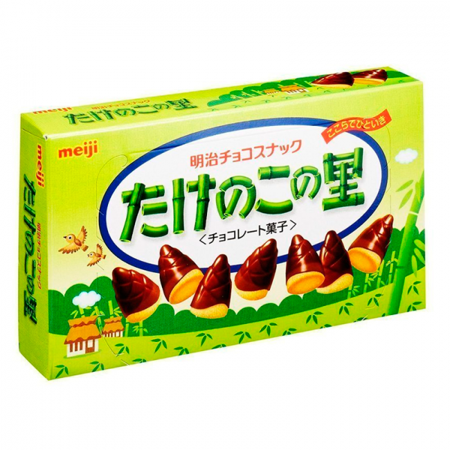 Biscoito de chocolate com cogumelos (MEIJI) 70g