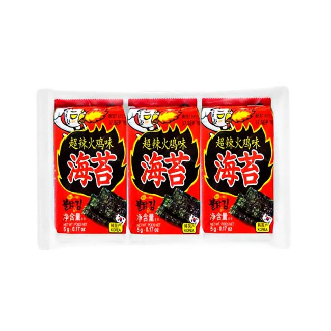 Algas nori lanche picante (GIM) 3x5g