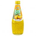 Bebidas de sementes de manjericão abacaxi