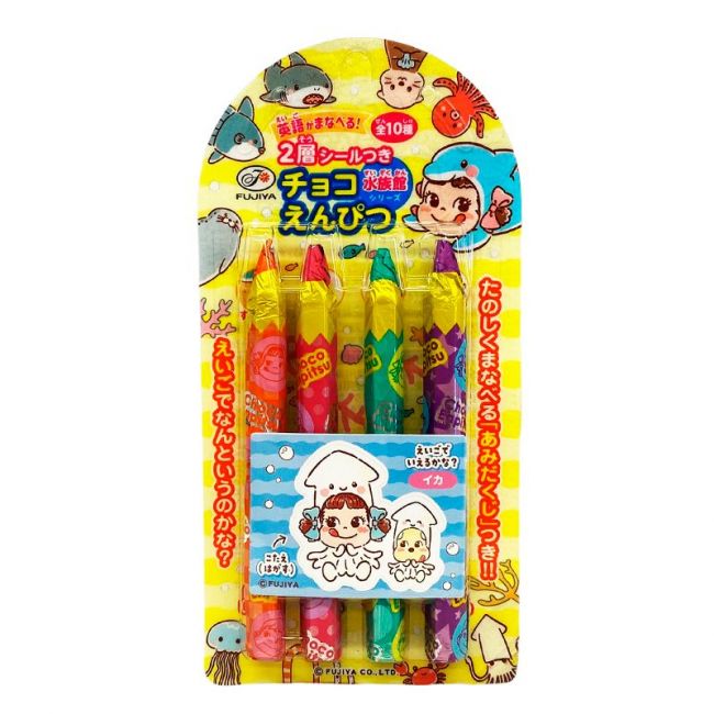 Chocolate em forma de lápis (FUJIYA) 4uds