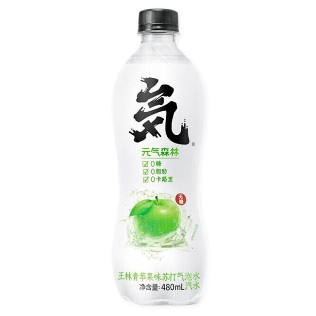 Soda de maçã verde