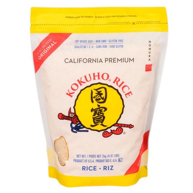 Arroz calrose redondo pré-lavado (KOKUHO) 2kg