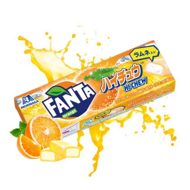 Doces sabor Fanta Laranja (MORINAGA) 35g