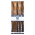 Conjunto de 5 pauzinhos "Madeira Torcida"