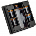 Conjunto Sake Porcelain "Grafito-Marron-Azul" 5 peças 450ml