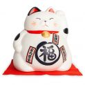 Gato da sorte "branco" 19cm