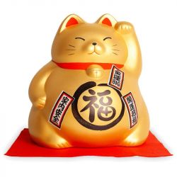 Gato de sorte "sleep" 19cm