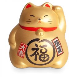 Gato da sorte "dourado" 9cm