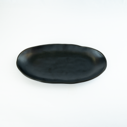 Prato oval 28,5x14CM."preto...