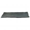 Placa retangular 33x10,5CM."grafite"