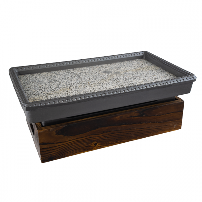 Placa de pedra retangular 29x18cm