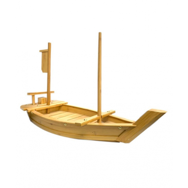 Barco de Sushi de Madeira 50cm