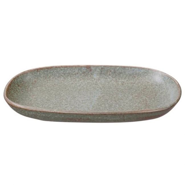 Prato Oval "Vert Sauge" (19x13cm)