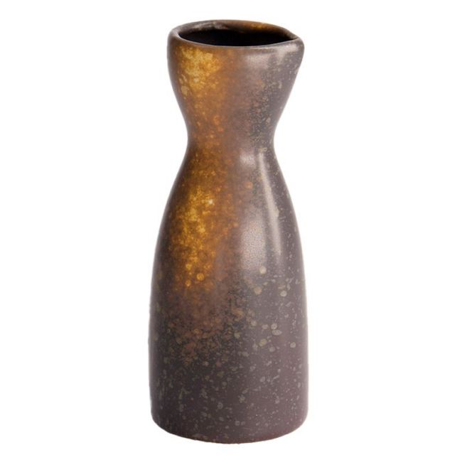 Frasco de porcelana "Edo Brown13.5cm)