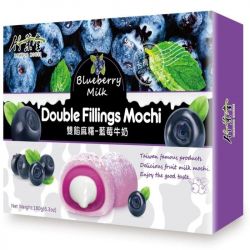 Mochi recheado de mirtilo...