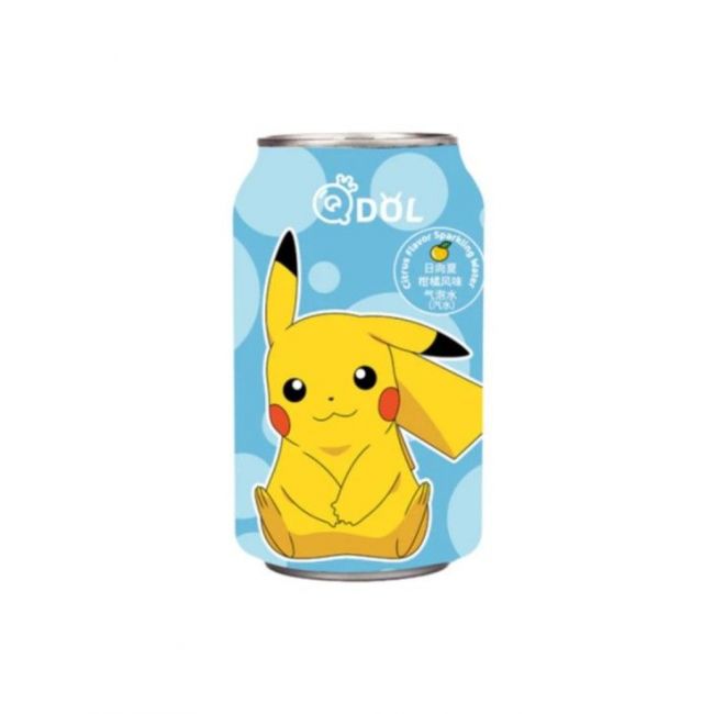 Bebida espumante Pokémon sabor cítrico (QDOL) 330ml