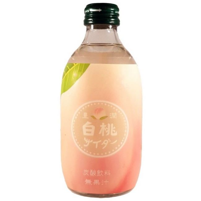 Bebida gasosa de pêssego (TOMOMASU) 300 ml