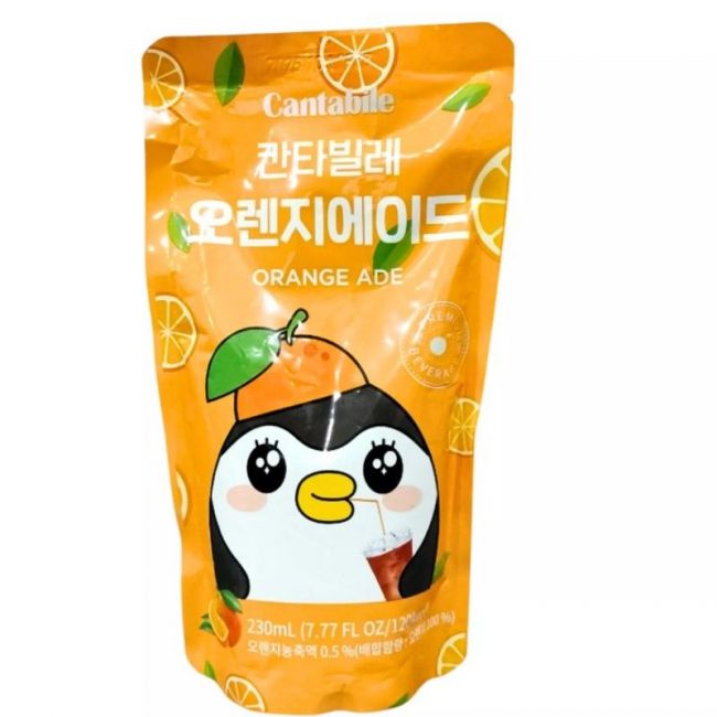Bebida sabora laranja coreana (CANTABILE) 230ml