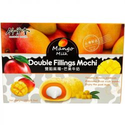 Mochi recheado com leite e...