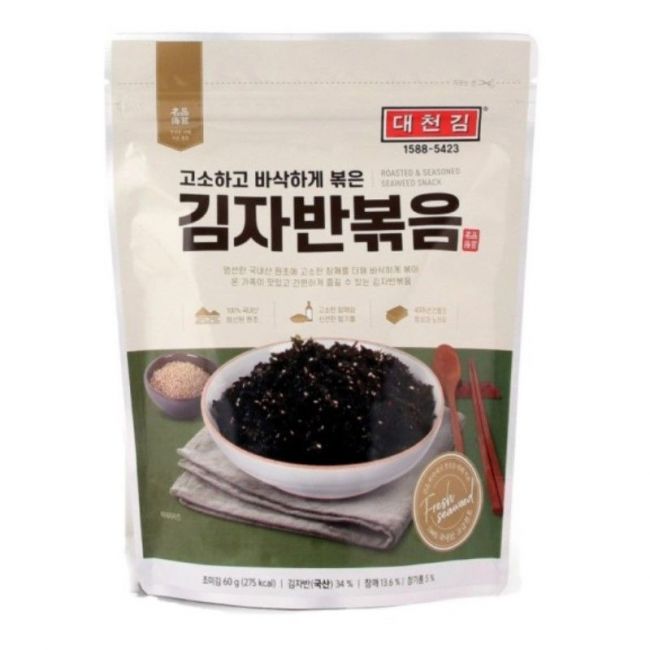 Algas torradas e temperadas (DAE CHUN LAVER) 60g