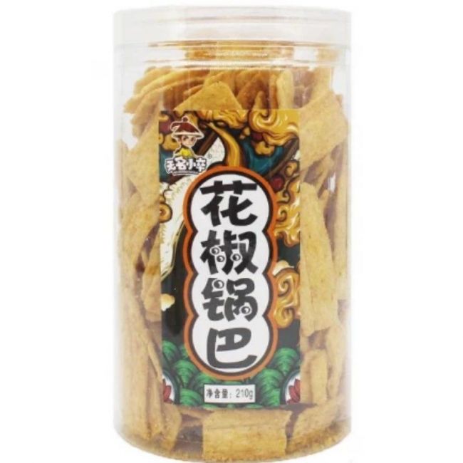 Lanchonete de milho crocante com sabor de pimenta de sichuan (WUMINGXIAOZU) 210g