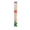 Conjunto de 3 pares de varas de bambu para cozinhar 27-30-33cm