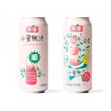 Bebida refrescante com pêssego e suco de pêssego (ZHEN ZHI) 490ml
