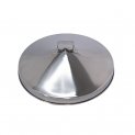 Tampa para panela a vapor em aço inox 25cm