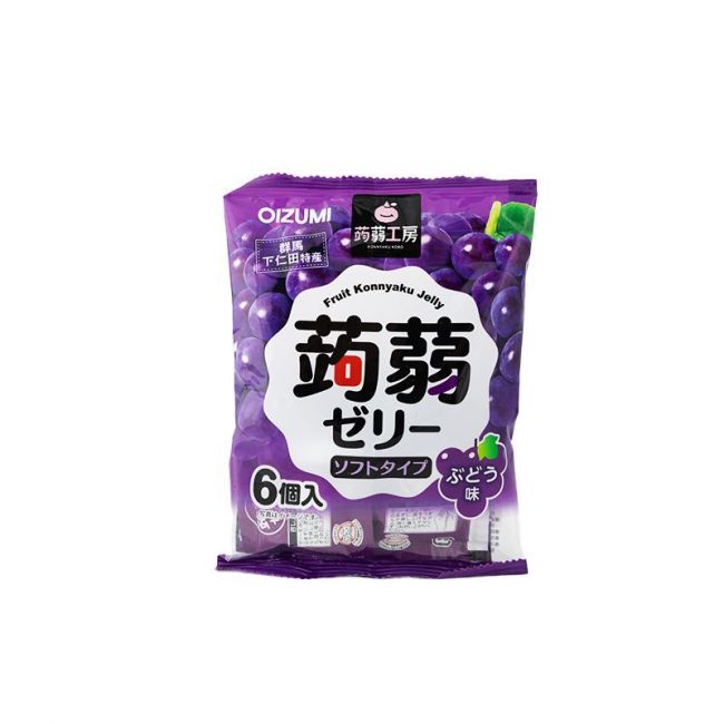Gelatina de uva Shimonite konjac (OIZUMI) 106g