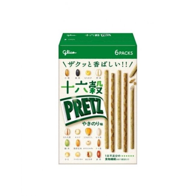 Sabor de algas suave com 16 tipos de grãos (PRETZ) 60g