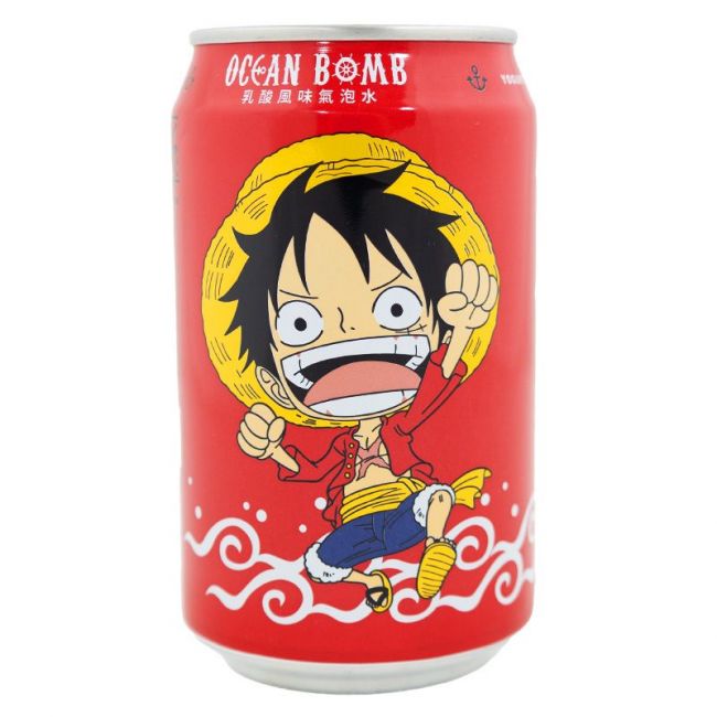 Beber com gás Sabor Yogurt (OCEAN BOMB) 330ml