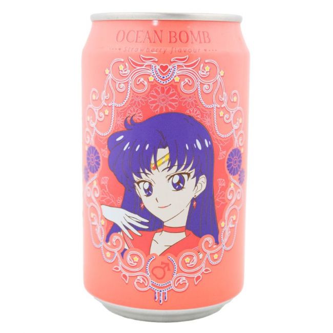 Bebida gaseificada de morango (OCEAN BOMB) 330ml