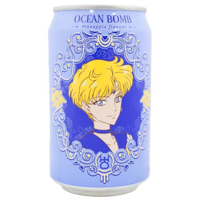 Bebida espumante sabor abacaxi (OCEAN BOMB) 330ml