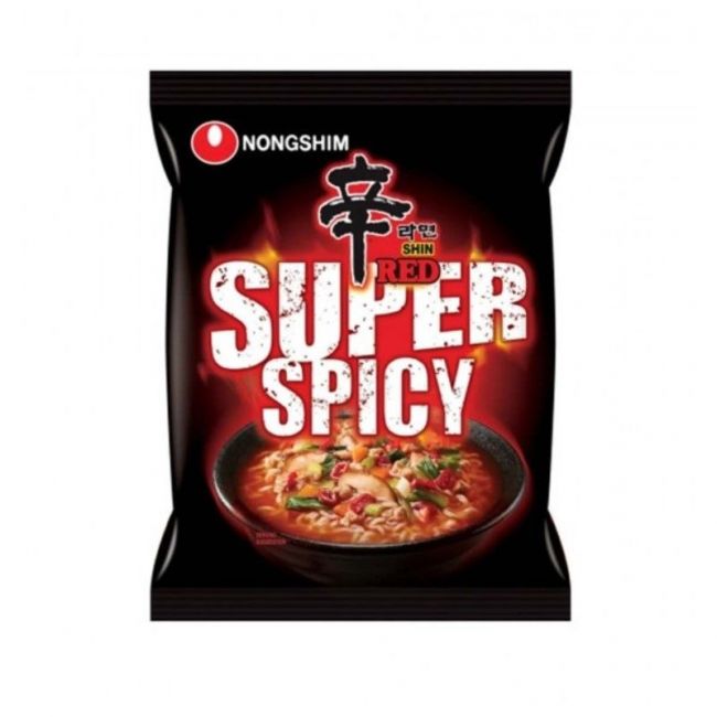 Shin Red Spicy Red (Nong Shim) macarrão 120g