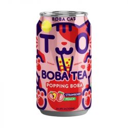 Bebida de chá bolha com...