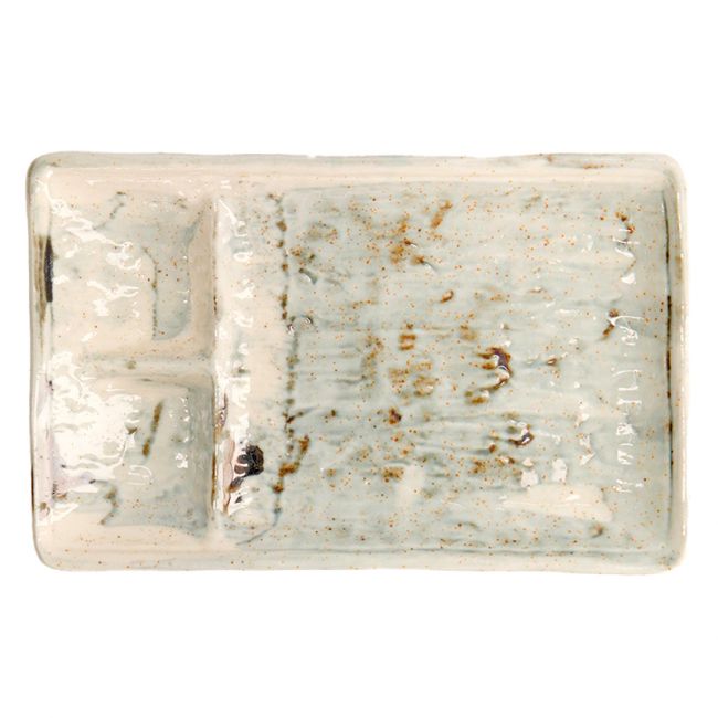 copy of PLAT. RECT. DIV. 21x13,5CM PORC. "chocolate"