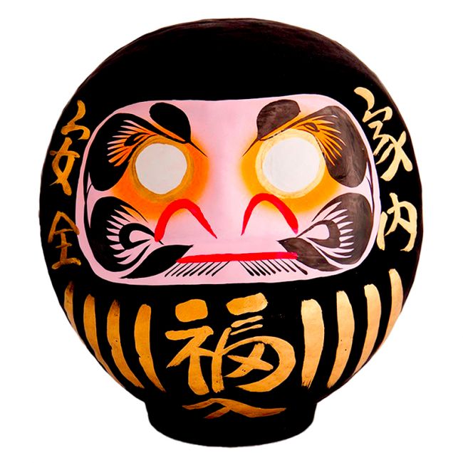DARUMA 12CM."preto"