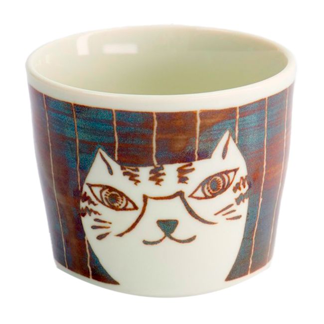 copy of TAZA TE 8,5x7CM PORC. "gato beige"